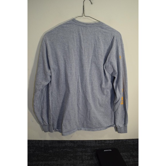 Oakton Rowing Shirt Long Sleeve Mens Medium Gray Crew Team NCAA Rowing Gildan - Picture 5 of 12